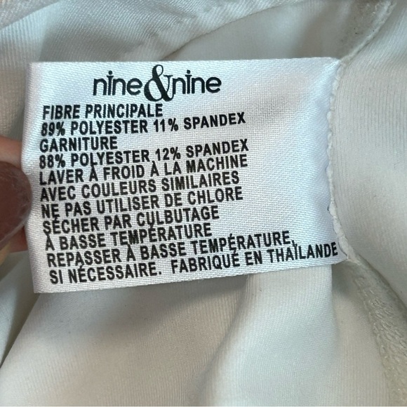 Nine&Nine white golf skort mini skirt Sz 6 - Picture 10 of 15